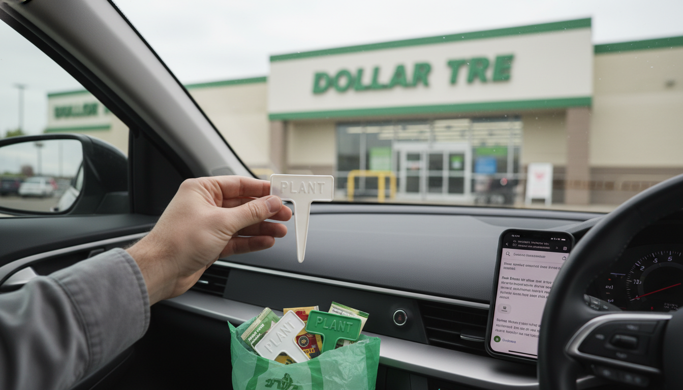 Dollar Tree Plant Labels: What They Sell and Where to Look