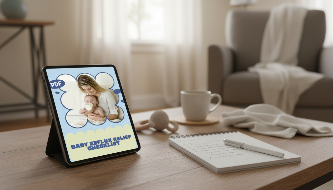 Baby Reflux Tracker: Simple Checklist for Feeds & Sleep