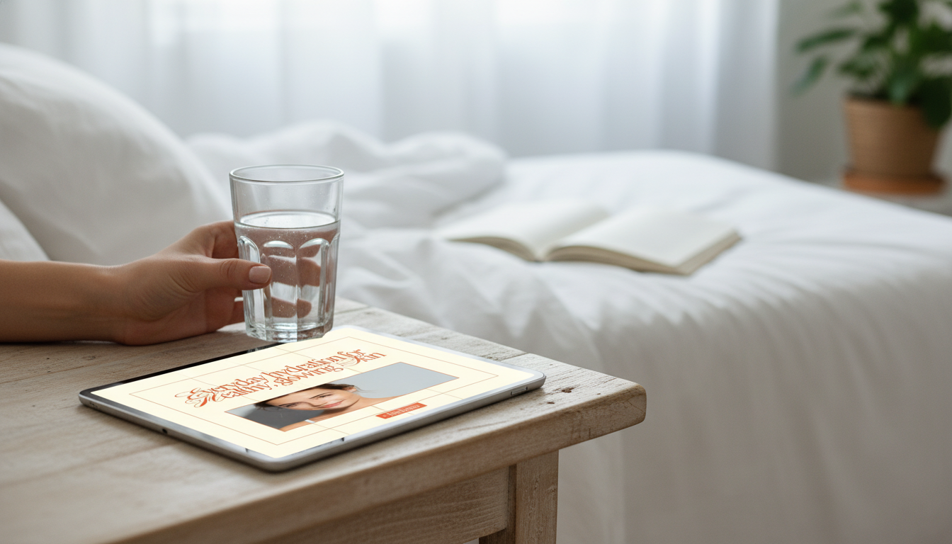 Hydration Habits for Glowing Skin: Daily Routine Guide