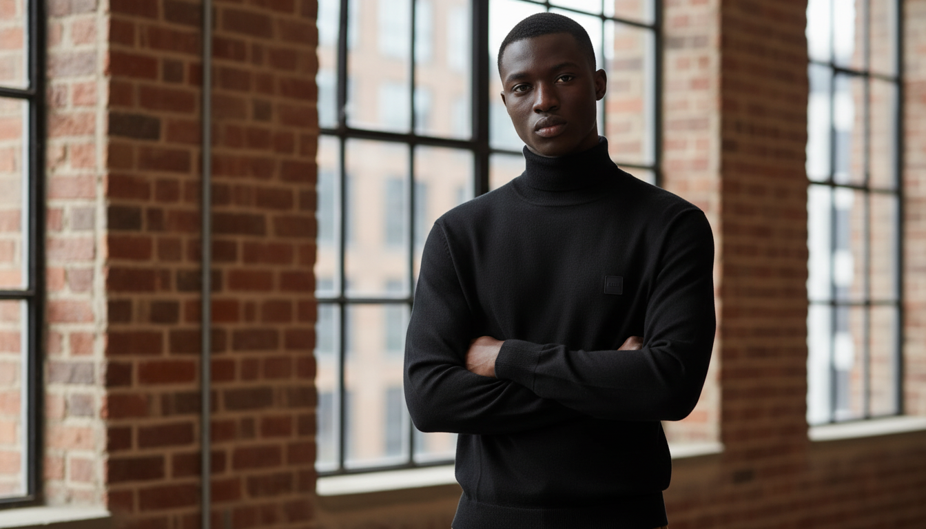 Boss Black Turtleneck: Sleek Fall/Winter Layering