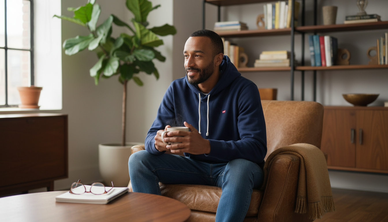 Levi’s Blue Hoodie: Light Layer for Spring & Summer