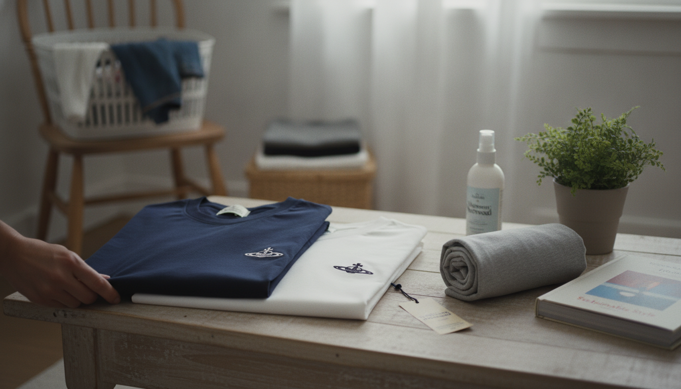 Vivienne Westwood Monochrome Logo Tee: Style & Care